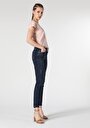 thumb-Afficher les détails de 703 Carla Pantalon Denim Straight Leg  En  Slim Fit Femme