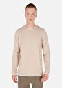 thumb-Afficher les détails de T-shirt À Manches Longues Beige Regular Fit  Homme