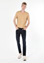 thumb-Afficher les détails de 044 Karl Pantalon Bleu Foncé Straight Leg  En  Straight Fit Homme