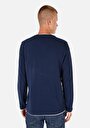 thumb-Afficher les détails de T-shirt À Manches Longues Marine Regular Fit  Homme