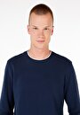 thumb-Afficher les détails de T-shirt À Manches Longues Marine Regular Fit  Homme