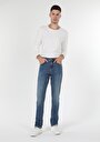 thumb-Afficher les détails de 044 Karl Pantalon Denim Straight Leg  En  Straight Fit Homme