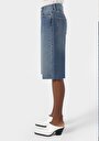 thumb-Afficher les détails de Short Bleu Wıde Fit Femme