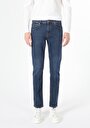 thumb-Afficher les détails de 044 Karl Pantalon Bleu Foncé Straight Leg  En  Straight Fit Homme