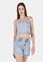 thumb-Afficher les détails de Büstiyer Bleu Slim Fit Femme
