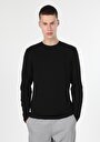 thumb-Afficher les détails de T-shirt À Manches Longues Noir Regular Fit  Homme