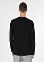 thumb-Afficher les détails de T-shirt À Manches Longues Noir Regular Fit  Homme