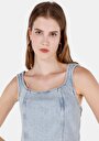 thumb-Afficher les détails de Büstiyer Bleu Slim Fit Femme