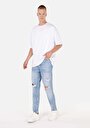 thumb-Afficher les détails de 058 Otto Pantalon    En Jean Loose Tapered Fit Homme