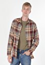 thumb-Afficher les détails de Chemise À Manches Longues Marron Regular Fit   Homme