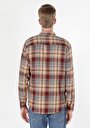 thumb-Afficher les détails de Chemise À Manches Longues Marron Regular Fit   Homme