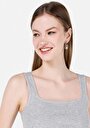 thumb-Afficher les détails de Athlète Gris Slim Fit Femme