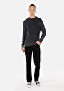 thumb-Afficher les détails de Pull Anthracite Regular Fit Manches Longues  Homme