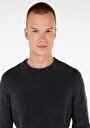 thumb-Afficher les détails de Pull Anthracite Regular Fit Manches Longues  Homme