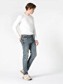 thumb-Afficher les détails de 044 Karl Pantalon Denim Straight Leg  En  Straight Fit Homme