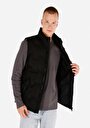 thumb-Afficher les détails de Gilet Noir Slim Fit Homme