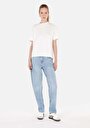 thumb-Afficher les détails de 893 Julia Pantalon Bleu   En  Boyfriend Fit Femme