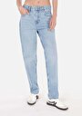 thumb-Afficher les détails de 893 Julia Pantalon Bleu   En  Boyfriend Fit Femme