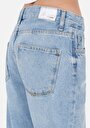 thumb-Afficher les détails de 893 Julia Pantalon Bleu   En  Boyfriend Fit Femme