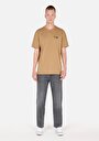 thumb-Afficher les détails de T-shirt À Manches Courtes Marron Comfort Fit  Homme