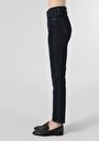 thumb-Afficher les détails de 703 Carla Pantalon Bleu Foncé   En  Slim Fit Femme