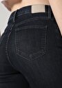 thumb-Afficher les détails de 703 Carla Pantalon Bleu Foncé   En  Slim Fit Femme