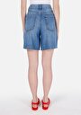 thumb-Afficher les détails de Short Bleu Loose Fit Femme
