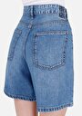 thumb-Afficher les détails de Short Bleu Loose Fit Femme