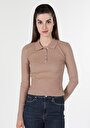 thumb-Afficher les détails de T-shirt À Manches Longues  Slim Fit  Femme