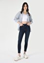 thumb-Afficher les détails de 760 Diana Pantalon Bleu Foncé   En  Skinny Fit Femme