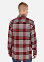 thumb-Afficher les détails de Chemise À Manches Longues Rouge Comfort Fit   Homme