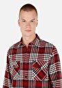 thumb-Afficher les détails de Chemise À Manches Longues Rouge Comfort Fit   Homme
