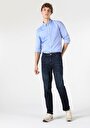 thumb-Afficher les détails de 045 David Pantalon Denim Straight Leg  En  Regular Fit Homme