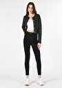 thumb-Afficher les détails de 760 Diana Pantalon Noir   En  Skinny Fit Femme