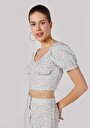 thumb-Afficher les détails de Chemise À Manches Courtes Vert  Slim Fit Femme