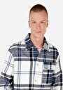 thumb-Afficher les détails de Chemise À Manches Longues Bleu Comfort Fit   Homme