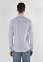 thumb-Afficher les détails de Chemise À Manches Longues Bleu Slim Fit   Homme