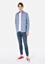 thumb-Afficher les détails de Chemise À Manches Longues Bleu Slim Fit   Homme