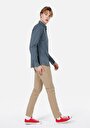 thumb-Afficher les détails de Chemise À Manches Longues Vert Slim Fit   Homme