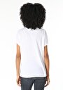thumb-Afficher les détails de T-shirt À Manches Courtes Blanc   Femme