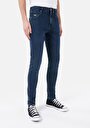 thumb-Afficher les détails de 041 Danny Pantalon Bleu Foncé   En  Slim Fit Homme