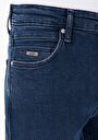 thumb-Afficher les détails de 041 Danny Pantalon Bleu Foncé   En  Slim Fit Homme
