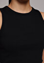 thumb-Afficher les détails de Athlète Noir Slim Fit Femme