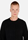 thumb-Afficher les détails de T-shirt À Manches Longues Noir Regular Fit  Homme