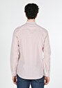 thumb-Afficher les détails de Chemise À Manches Longues Rose Regular Fit   Homme