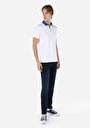 thumb-Afficher les détails de T-shirt Polo À Manches Courtes Blanc  Slim Fit Homme