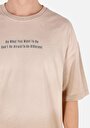 thumb-Afficher les détails de T-shirt À Manches Courtes Ecru Oversize Fit  Homme