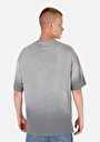 thumb-Afficher les détails de T-shirt À Manches Courtes Gris Oversize Fit  Homme