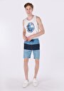 thumb-Afficher les détails de Short De Bain Bleu Slim Fit  Homme
