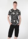 thumb-Afficher les détails de T-shirt À Manches Courtes Noir Regular Fit  Homme